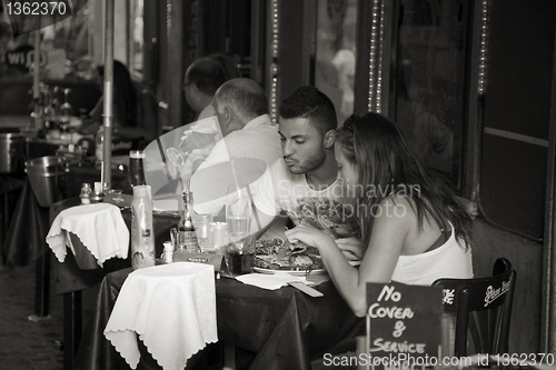 Image of Young couple Rome