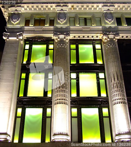 Image of Green windows