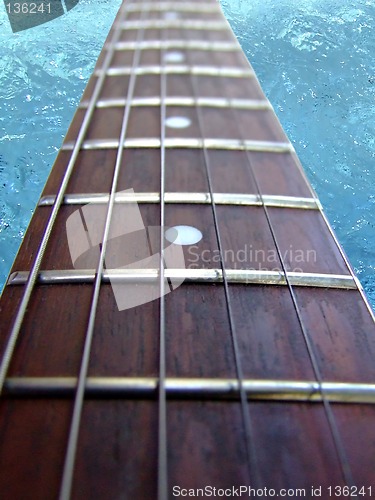 Image of Guitar in water