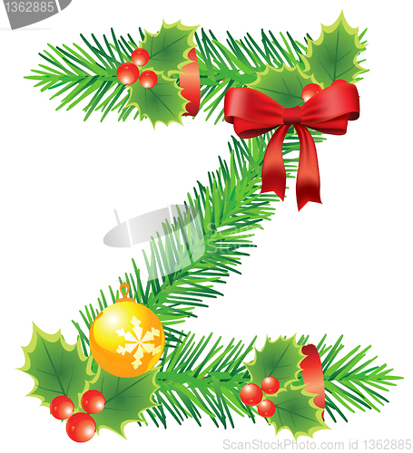 Image of Ñhristmas Letter Z