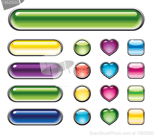 Image of Set of buttons