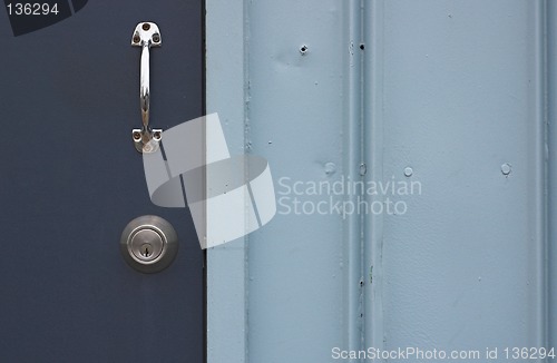 Image of Blue door