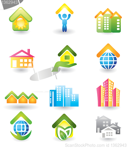 Image of Real Estate -  Icon Set