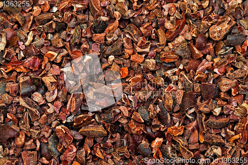 Image of Cocoa nibs texture