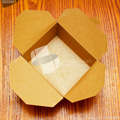 Image of Empty package carton