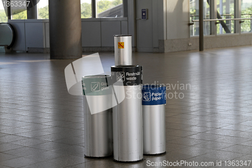 Image of Trash cans