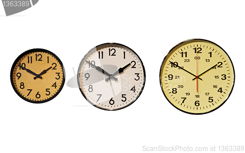 Image of Three clocks