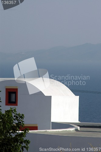 Image of building over sea