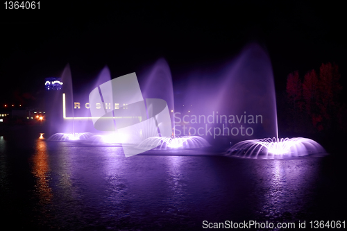 Image of Fountain Roshen in Vinnytsya, Ukraine