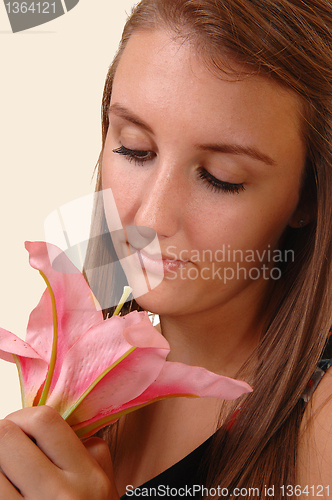 Image of Closeup face of girl.