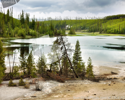 Image of lake in the mountains