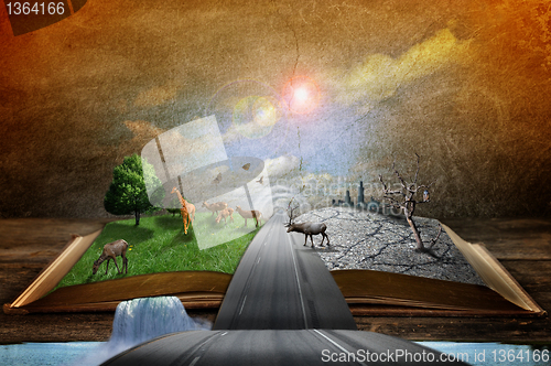 Image of old magic book