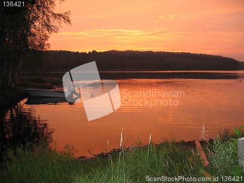 Image of scandinavian sunset