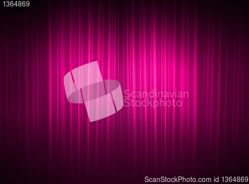 Image of Pink curtains 