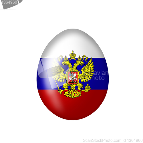 Image of Egg with Russian eagle from the Tsarist 