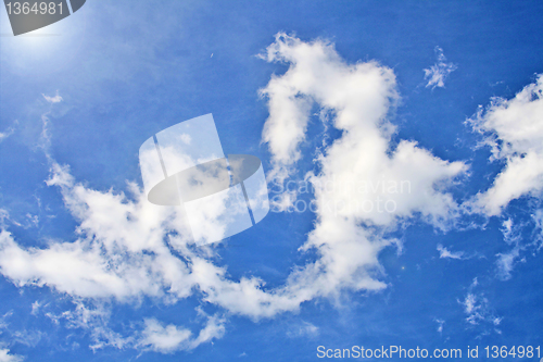 Image of White clouds