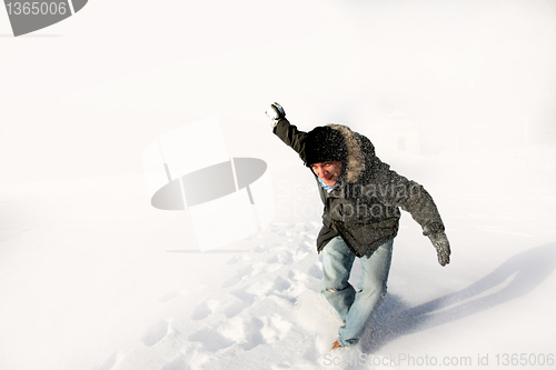 Image of Snowball fight