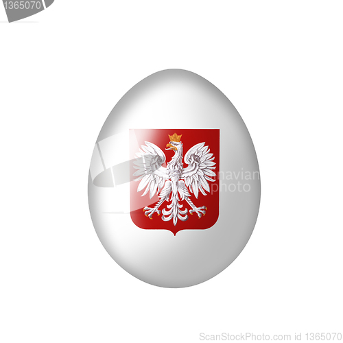 Image of Egg with a Polish eagle   