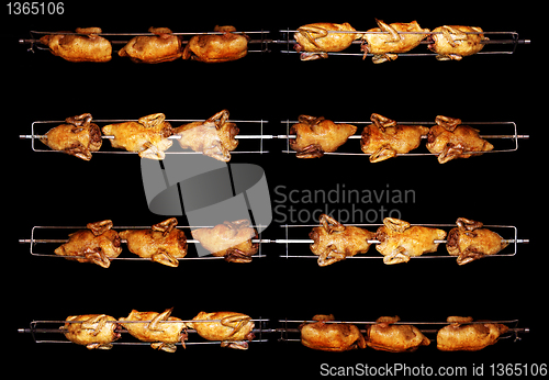 Image of Grill chicken on a skewer