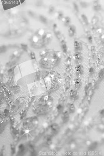 Image of Detail of wedding dress
