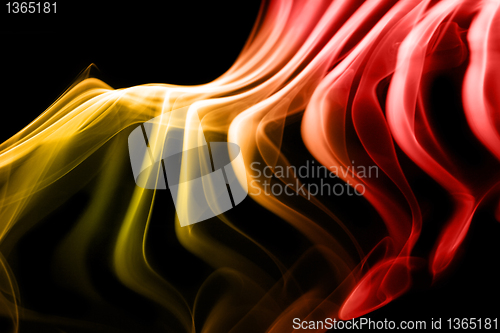 Image of Abstract smoke on black background