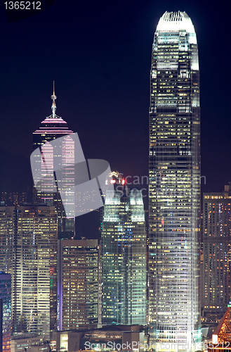 Image of Hong Kong at night 