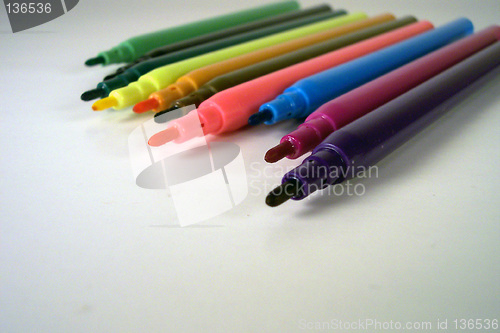 Image of bunch of color pens