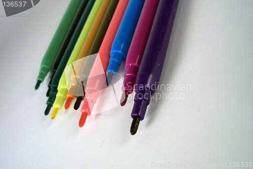 Image of color pens