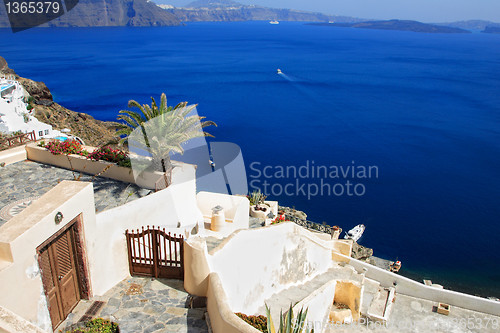 Image of view of Fira town - Santorini 