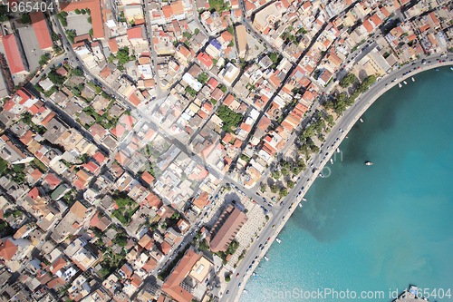 Image of Aerial view on the island of Zakynthos 