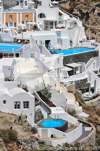 Image of view of Fira town - Santorini 