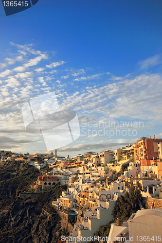 Image of view of Fira town - Santorini 