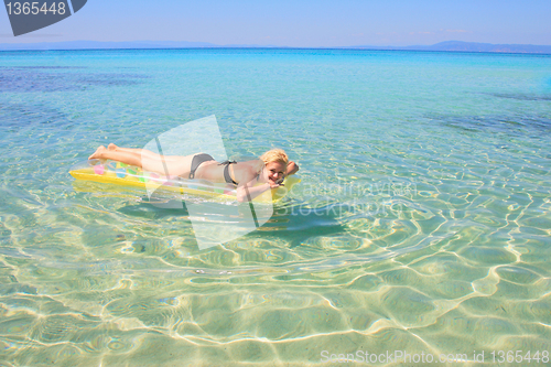 Image of Beautiful woman relaxing 