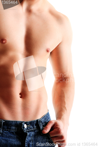 Image of Healthy muscular young man.
