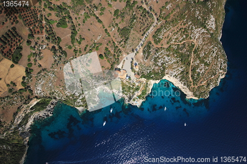 Image of Aerial view on Zakynthos island