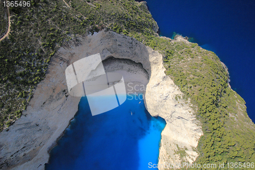 Image of Aerial view on Zakynthos island