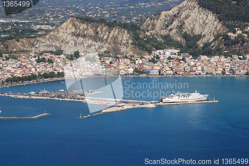 Image of Aerial view on Zakynthos island