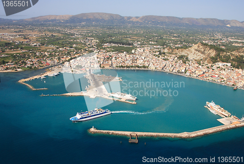 Image of Aerial view on Zakynthos island