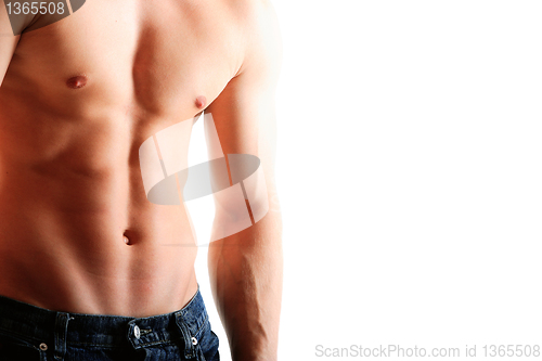 Image of Healthy muscular young man.