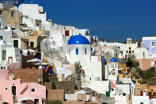 Image of view of Oia town - Santorini 
