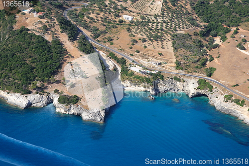 Image of Aerial view on Zakynthos island