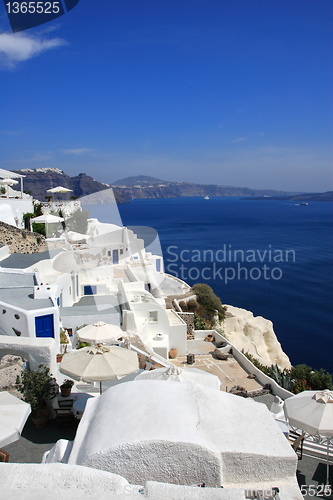 Image of view of Fira town - Santorini 