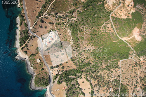 Image of Aerial view on Zakynthos island