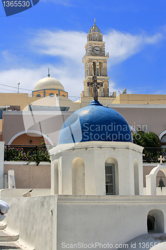 Image of Santorini church Greece