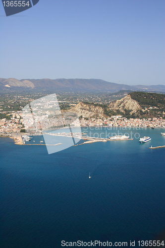 Image of Aerial view on Zakynthos island