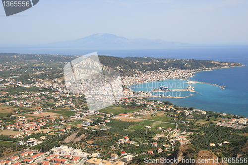 Image of Aerial view on Zakynthos island