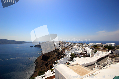 Image of view of Fira town - Santorini 