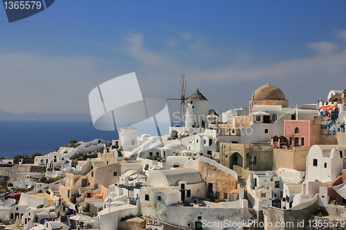 Image of view of Fira town - Santorini 