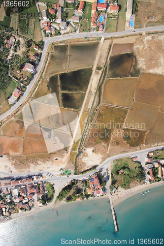 Image of Aerial view on the island of Zakynthos 