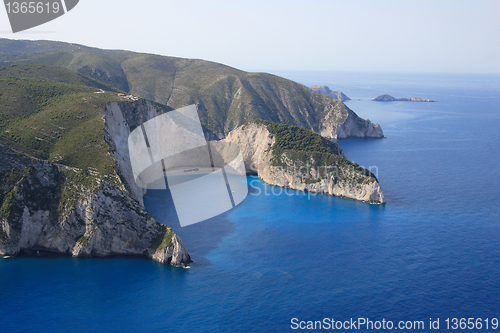 Image of Aerial view on Zakynthos island